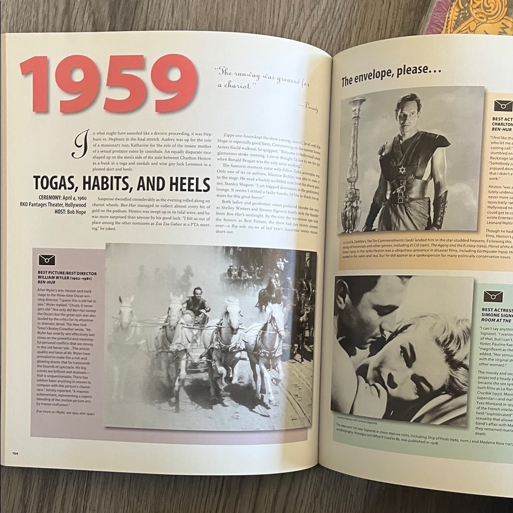 Academy Awards History Book - Gold Cover - Picture 3 of 5